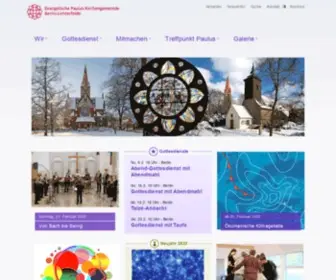 Paulus-Lichterfelde.de(Paulusgemeinde Lichterfelde) Screenshot