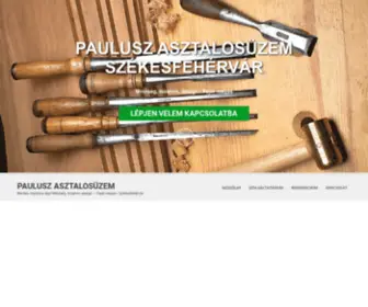 Paulusz.hu(PAULUSZ ASZTALOSÜZEM) Screenshot