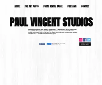 Paulvincentstudios.com(Photography-Unique Rental Studio,Music Video,NJ,New York,BYOB) Screenshot