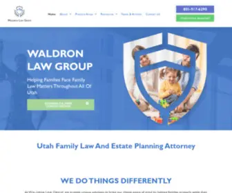 Paulwaldronpc.com(Waldron Law Group) Screenshot