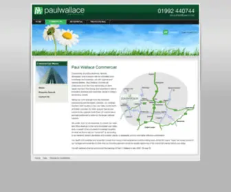 Paulwallacecom.co.uk(Commercial Property Specialists Hoddesdon) Screenshot