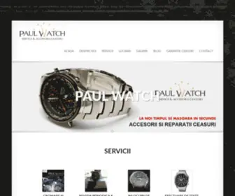 Paulwatch.ro(Paul Watch Ceasornicarie Cluj) Screenshot