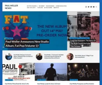 Paulwellernews.com(For Fans) Screenshot