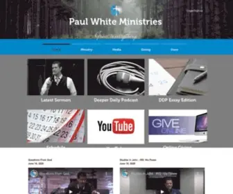 Paulwhiteministries.com(Paul White Ministries) Screenshot