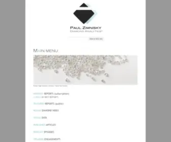 Paulzimnisky.com(Paul Zimnisky Diamond Analytics (PZDA)) Screenshot