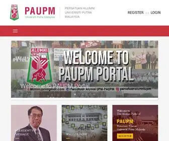 Paupmnetwork.my(The Official Alumni Network of Universiti Putra Malaysia) Screenshot