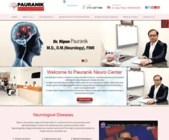 Pauranikneurocenter.com(Dr. Nipun Pauranik) Screenshot