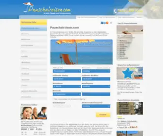 Pauschalreisen.com(Pauschalurlaub und All Inclusive Reisen) Screenshot