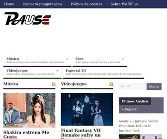 Pause.es(Tu Web de Ocio Audiovisual) Screenshot