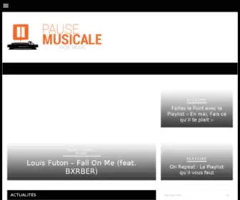 Pausemusicale.com(Pause Musicale) Screenshot