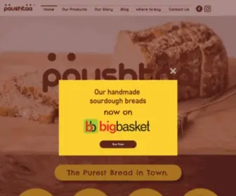 Paushtaa.com(Healthy Breads) Screenshot