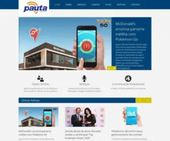 Pautacom.com.br(Pauta Comunicação) Screenshot