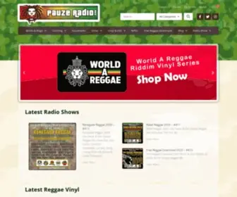 Pauzeradio.com(Reggae Vinyl Shop) Screenshot
