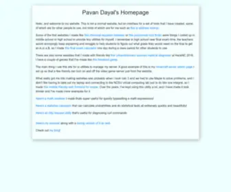 Pavandayal.com(Pavan Dayal's) Screenshot