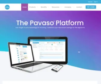 Pavaso.com(Pavaso, Inc) Screenshot