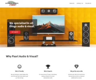 Pavc.co.za(For all your audio and visual needs) Screenshot