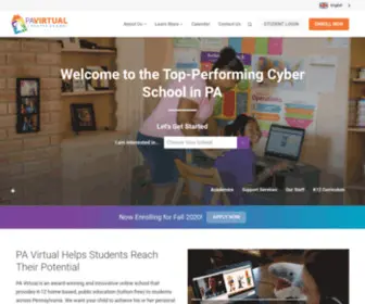 PavCs.org(PA Virtual Charter School) Screenshot