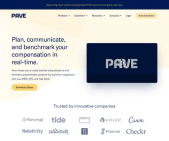 Pave.com(Plan, communicate, and benchmark your compensation in real-time) Screenshot