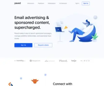 Paved.com(All-in-one Platform For Newsletter Sponsorships) Screenshot