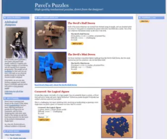 Pavelspuzzles.com(Pavelspuzzles) Screenshot