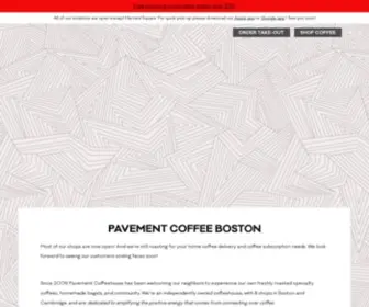 Pavementcoffeehouse.com(Pavement Coffeehouse) Screenshot