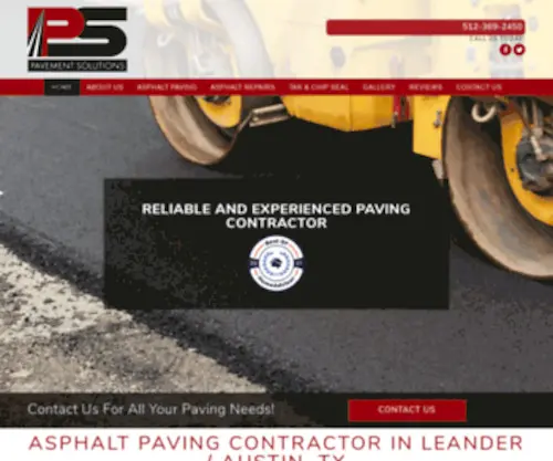 Pavementsolutionstx.com(Austin&#039;s Premium Local Paving Contractors) Screenshot