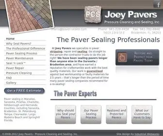 Paver-Sealer.com(Joey Pavers) Screenshot