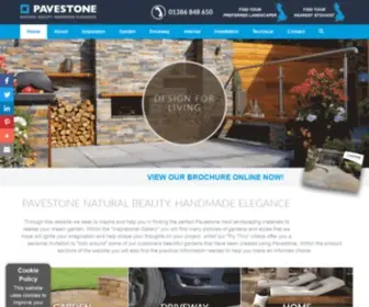 Pavestone.co.uk(Natural Stone Paving for gardens and driveways) Screenshot