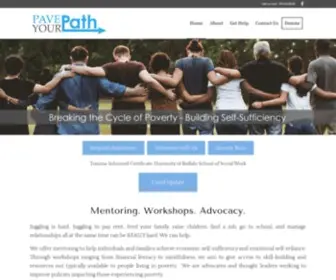 Paveyourpath.org(Breaking the Cycle of Poverty) Screenshot