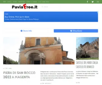 Paviafree.it(è il magazine dedicato a Pavia) Screenshot