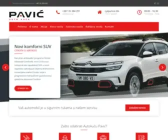 Pavic.ba(CITROËN) Screenshot