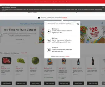 Pavilions.com(Order groceries online) Screenshot