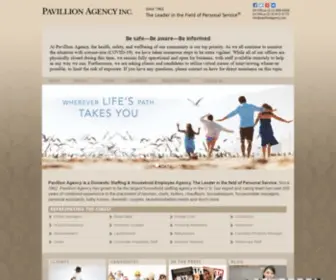 Pavillionagency.com(Pavillion Agency) Screenshot