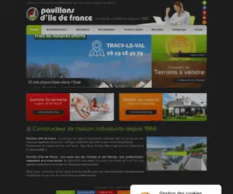 Pavillons-IDF.fr(Constructeur de maisons Oise) Screenshot