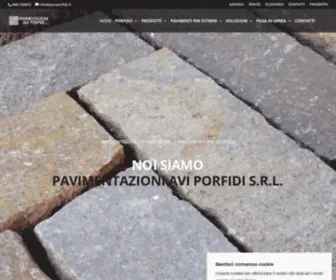 Pavimentazioniaviporfidi.it(PORFIDO) Screenshot