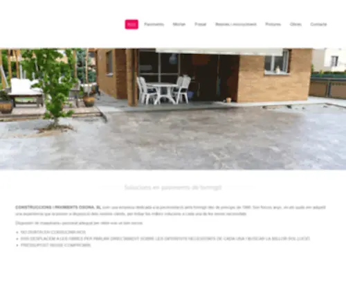 Pavimentsosona.com(Paviments Osona) Screenshot