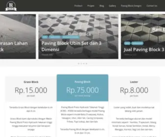 Pavingblockindonesia.com(Jual Paving Block Berkualitas Indonesia Harga Terjangkau) Screenshot