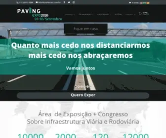 Pavingexpo.com.br(Paving Expo) Screenshot