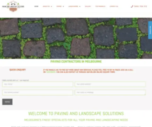 Pavingsolution.com.au(Paving Contractors Melbourne) Screenshot