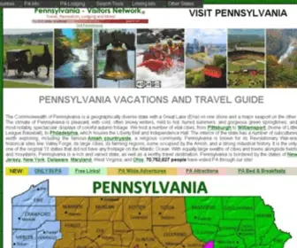 Pavisnet.com(Pennsylvania Visitors Network) Screenshot