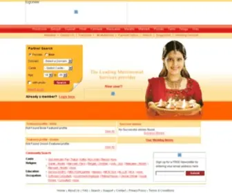 Pavithrabandhan.com(Matrimony) Screenshot