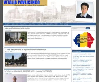 Pavlicenco.md(Vitalia Pavlicenco) Screenshot