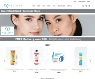 Pavlovabeauty.com(Pavlova Beauty Australia) Screenshot