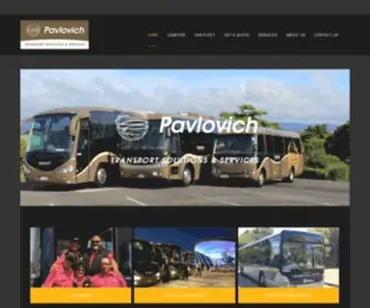 Pavlovich.co.nz(Pavlovich Coachlines) Screenshot