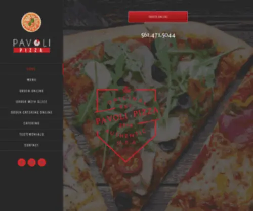 Pavoli.com(NY Style Pizza & Italian Cuisine) Screenshot