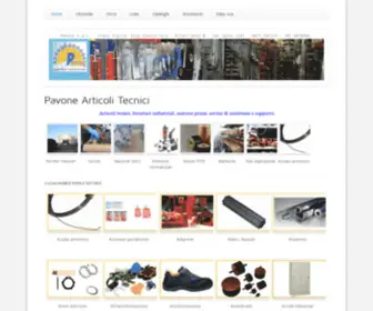 Pavonearticolitecnici.it(Forniture industriali) Screenshot