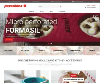 Pavonidea.it(PAVONIDEA Accessori cucina online e stampi in silicone) Screenshot