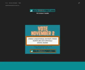 Pavotersguide.com(PA Voters' Guide) Screenshot