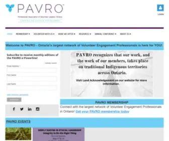 Pavro.on.ca(PAVR-O) Screenshot
