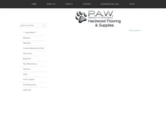 Paw-Enterprises.com(Our one stop hardwood flooring company also) Screenshot